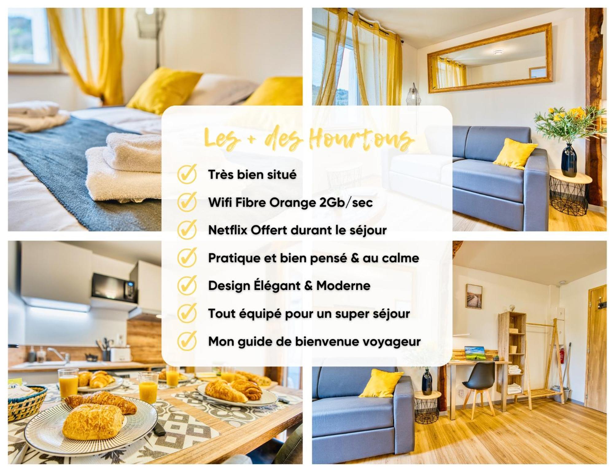 Apartment Les Hourtous Netflix Wi-fi Fibre Terasse 4 Pers Banassac